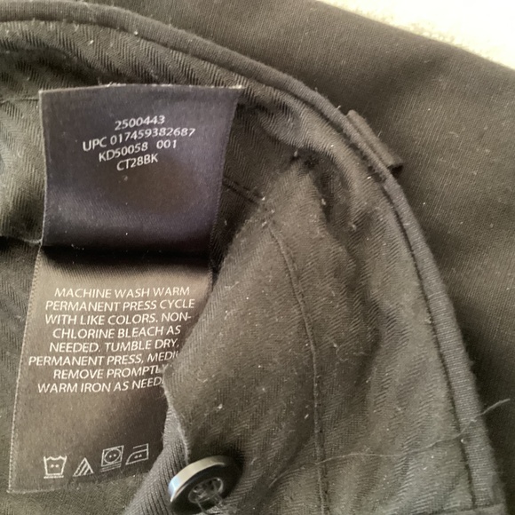 Kenneth Cole Reaction Black Mens Dress Pants Slacks Trousers 38x30 - Picture 5 of 5